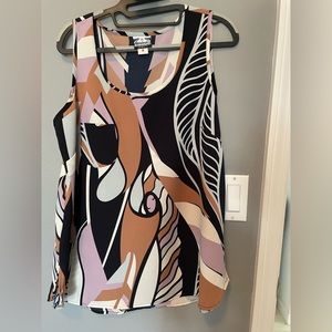 Manuhealii Women’s Tank Top “Naomi Top” multi colored Size Medium